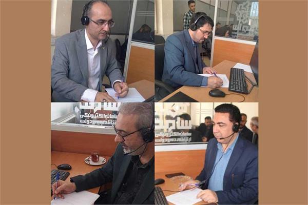 پاسخگویی مدیرکل ارتباطات و فناوری اطلاعات گلستان و مدیران حوزه ICT در مرکز ارتباط مردمی سامد
