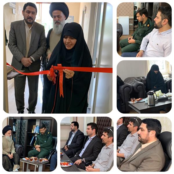 افتتاح پایگاه بسیج شهید مدافع حرم افشین ذورقی بحری در اداره کل ارتباطات و فناوری اطلاعات استان