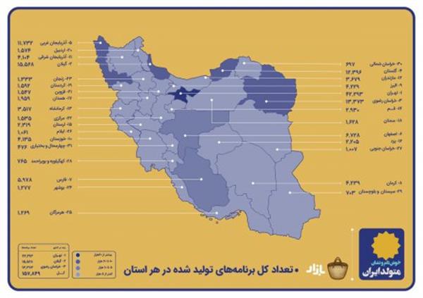 کسب جایگاه چهارم  گلستان در تولید برنامه های تلفن همراه