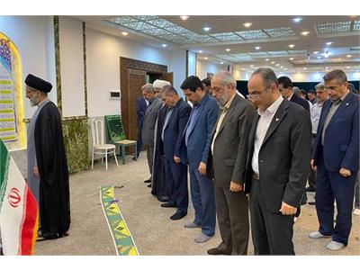 مراسم گرامیداشت یاد و خاطره دفاع مقدس در جمع خانواده ارتباطات گلستان برگزار شد